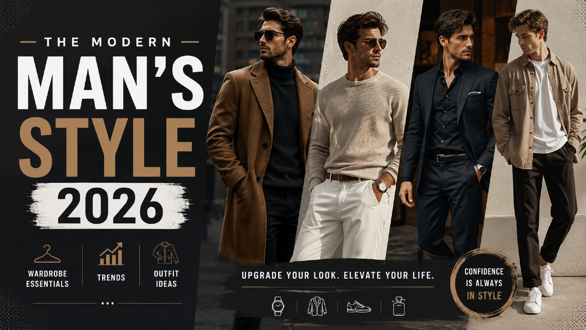 The Modern Man's Style 2026: Wardrobe Essentials, Trends & Outfit Ideas
